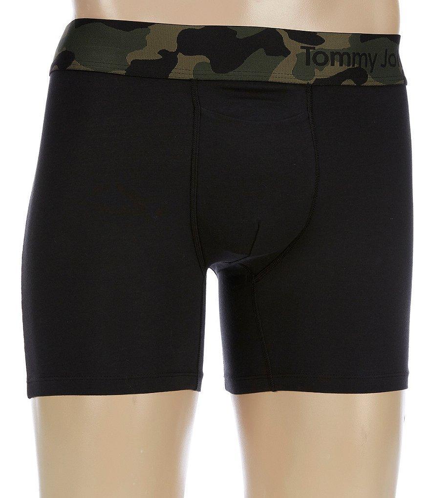 Tommy John Cool Cotton 4#double; Inseam Camo Trunks Product Image