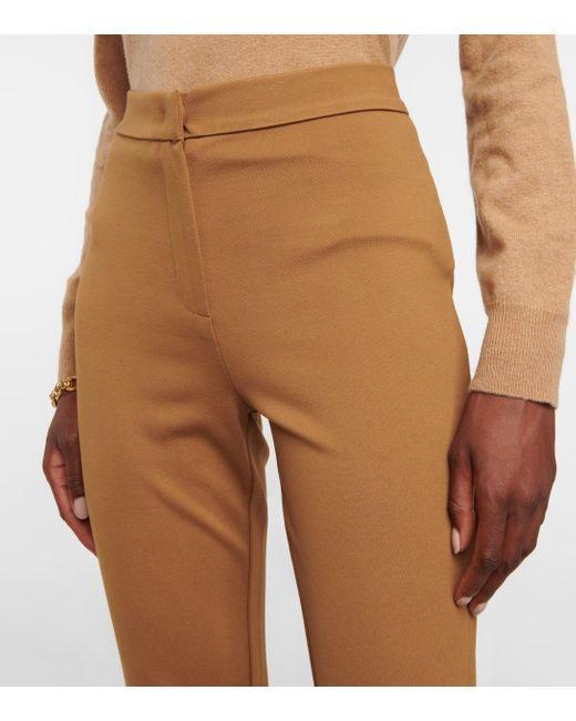 MAX MARA Ariano Straight Leg Knit Trousers Product Image