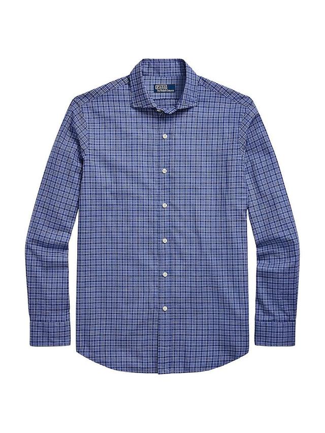 Mens Plaid Twill Shirt Product Image