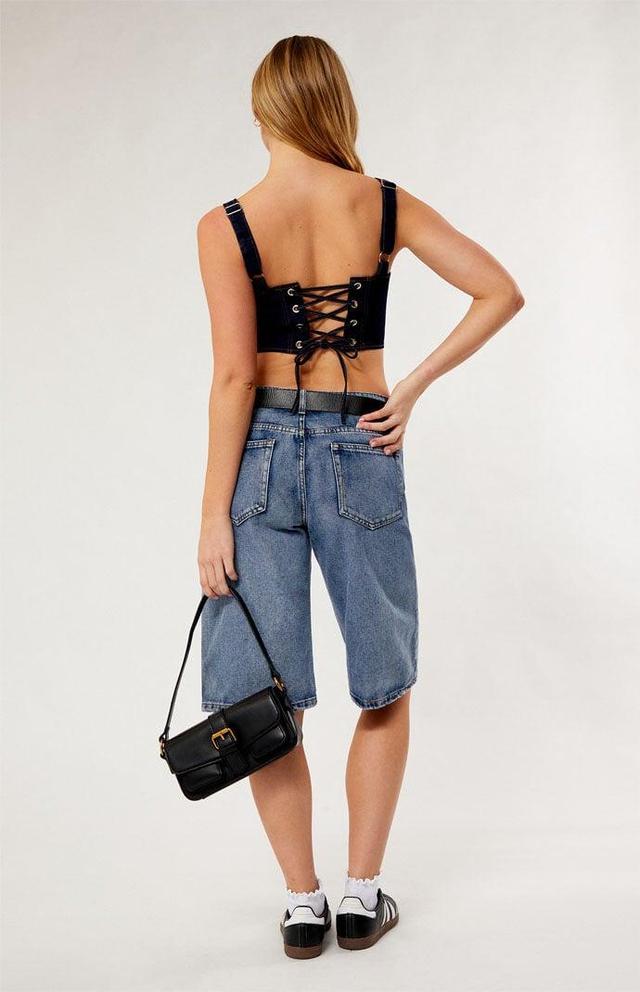 Women's Denim Corset Top Product Image