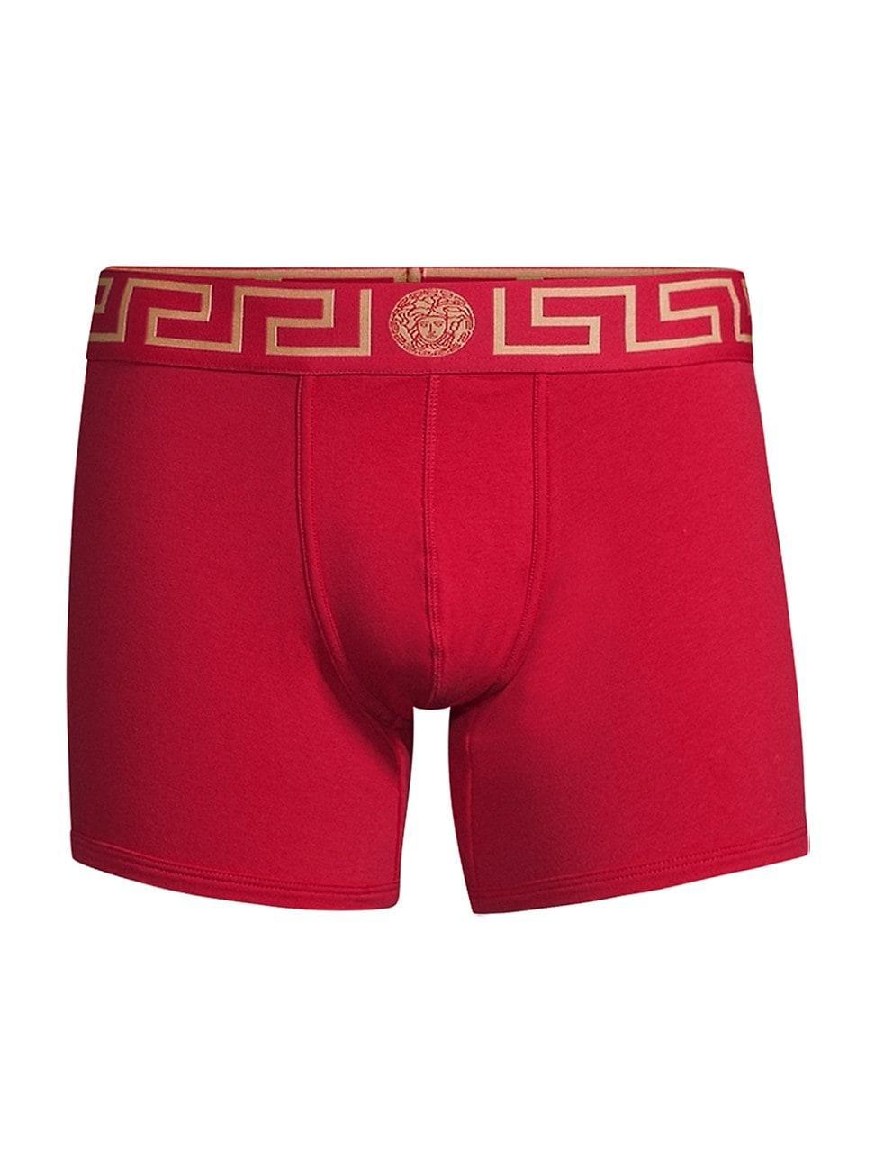 Versace Long Stretch Cotton Trunks Product Image