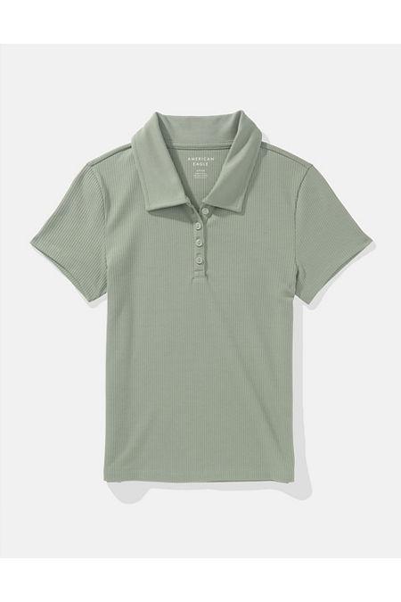 AE Cropped Polo Shirt Women's Product Image