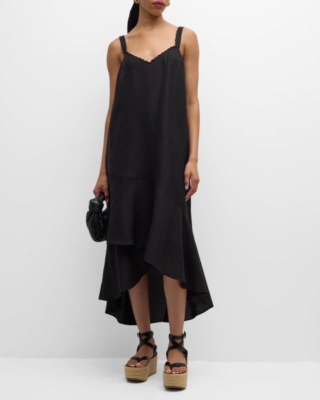 Aubrey Sleeveless High-Low Midi Dress Product Image