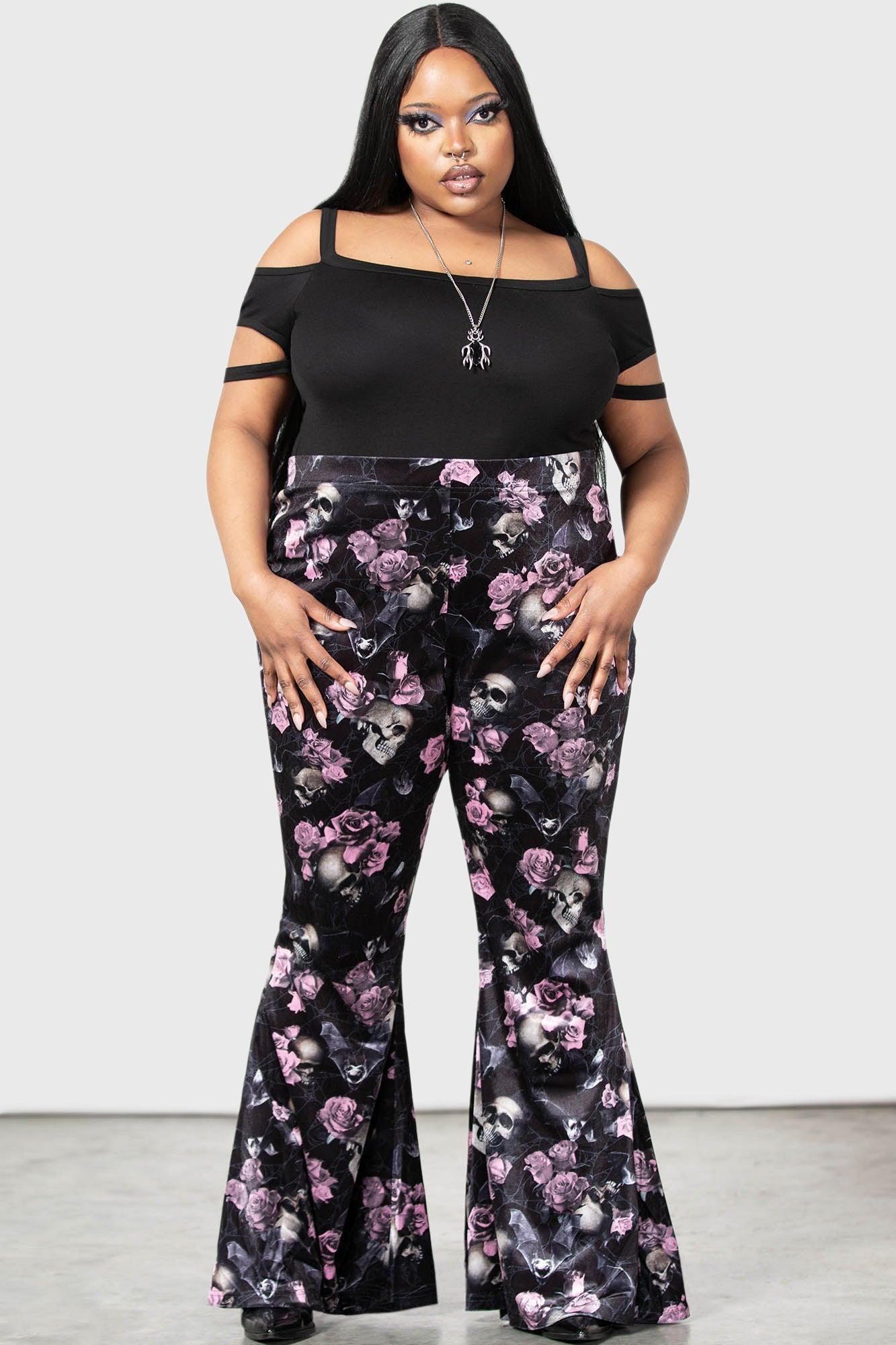 Moondance Bell Bottoms [BLACK/PINK] Female Product Image