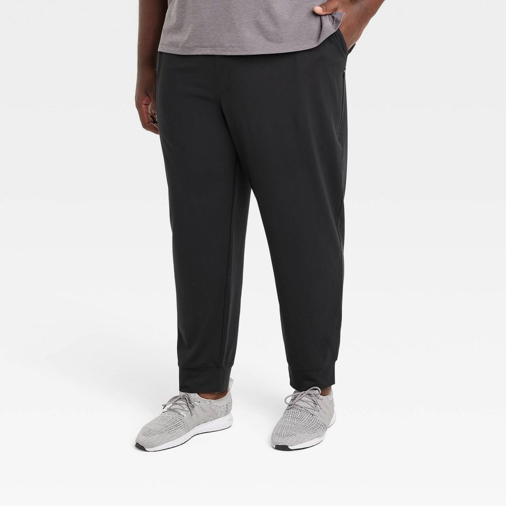 Mens Big Soft Stretch Joggers - All In Motion Black Onyx 2XL Product Image