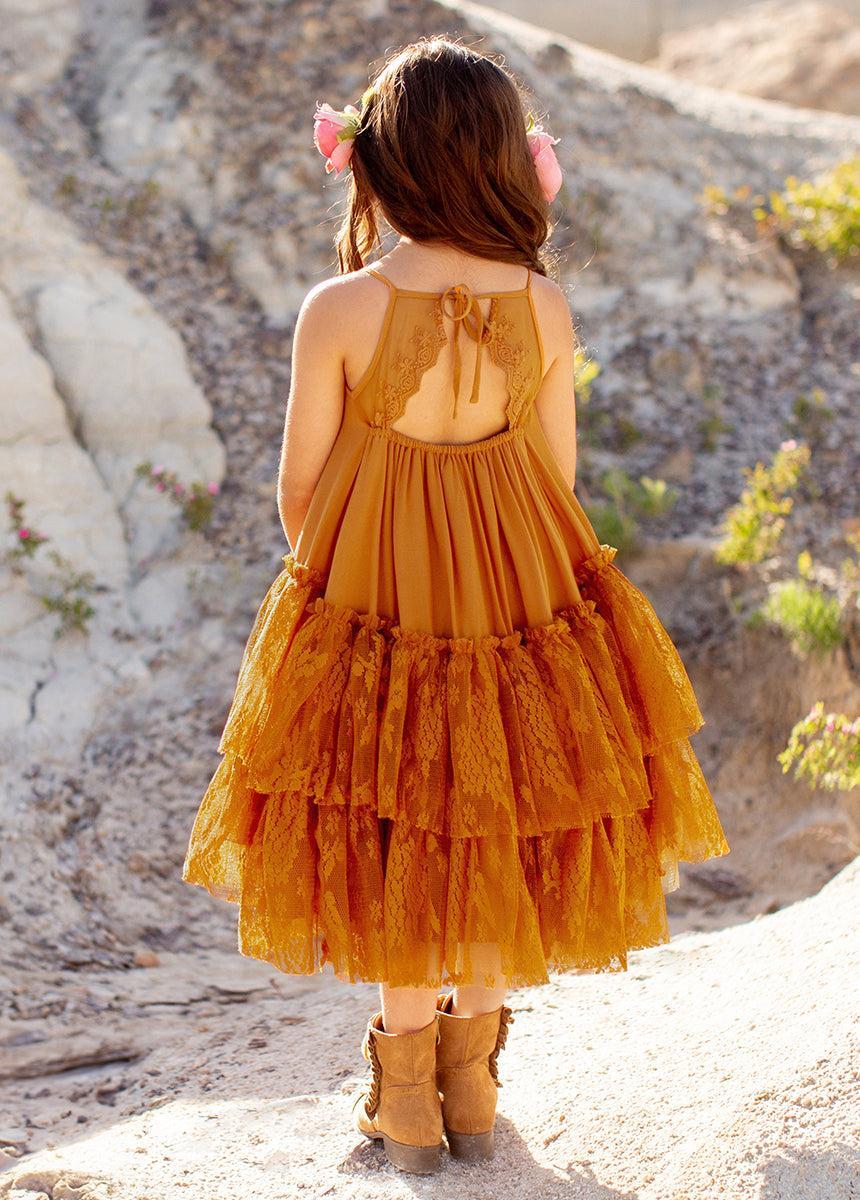 Catrina Dress in Marigold Product Image