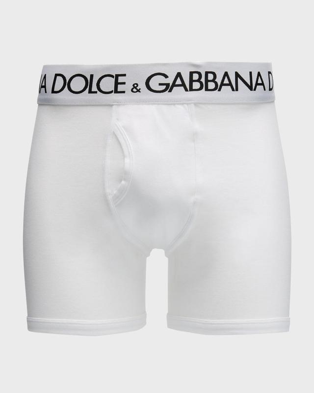 Mens Waistband-Logo Long Boxer Briefs Product Image