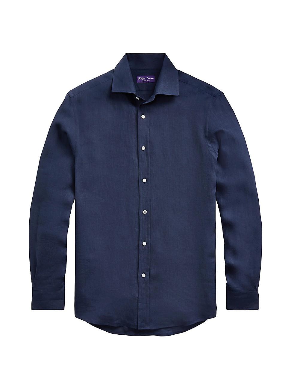 Mens Classic Linen Sport Shirt Product Image