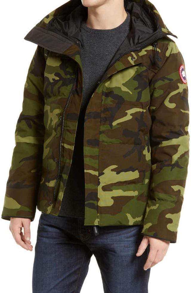 CANADA GOOSE Macmillan Camo Water Resistant Down Parka In Green Product Image