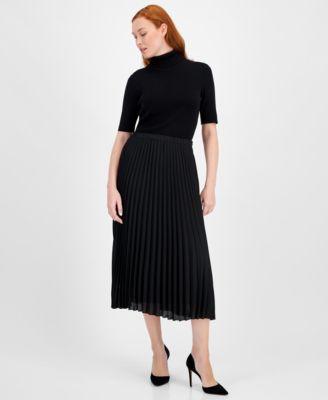 Chiffon Pull-On Pleated Skirt product image