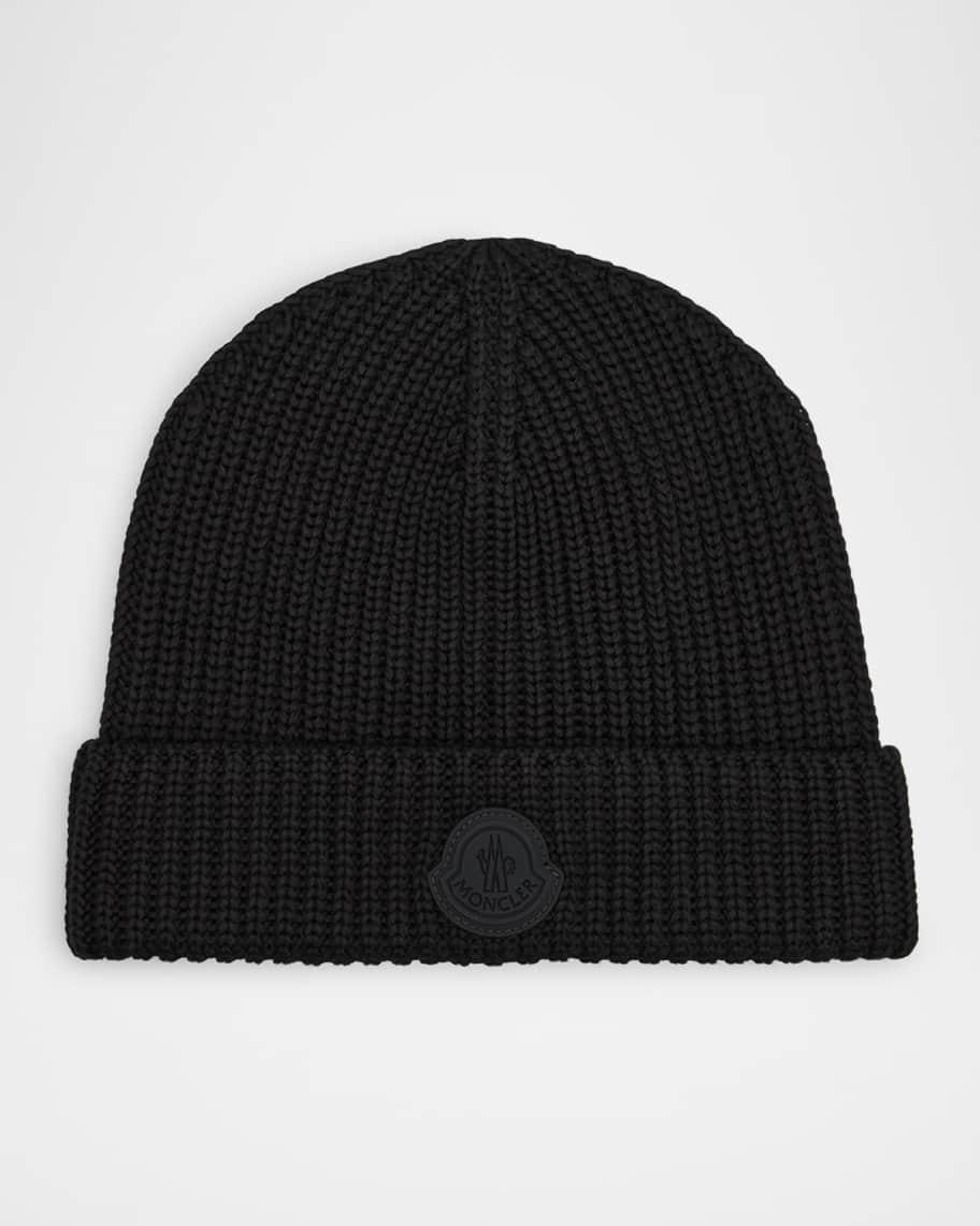 Men's Ribbed Logo Beanie product image