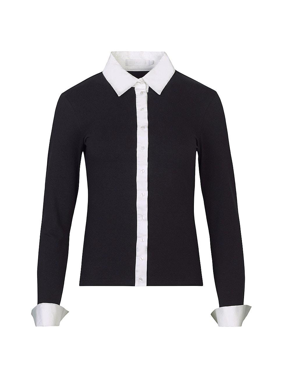 Womens Nuage Colorblocked Jersey Shirt Product Image