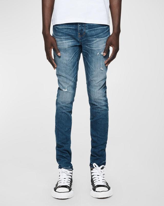 PURPLE BRAND One Year Worn Skinny Jeans Product Image