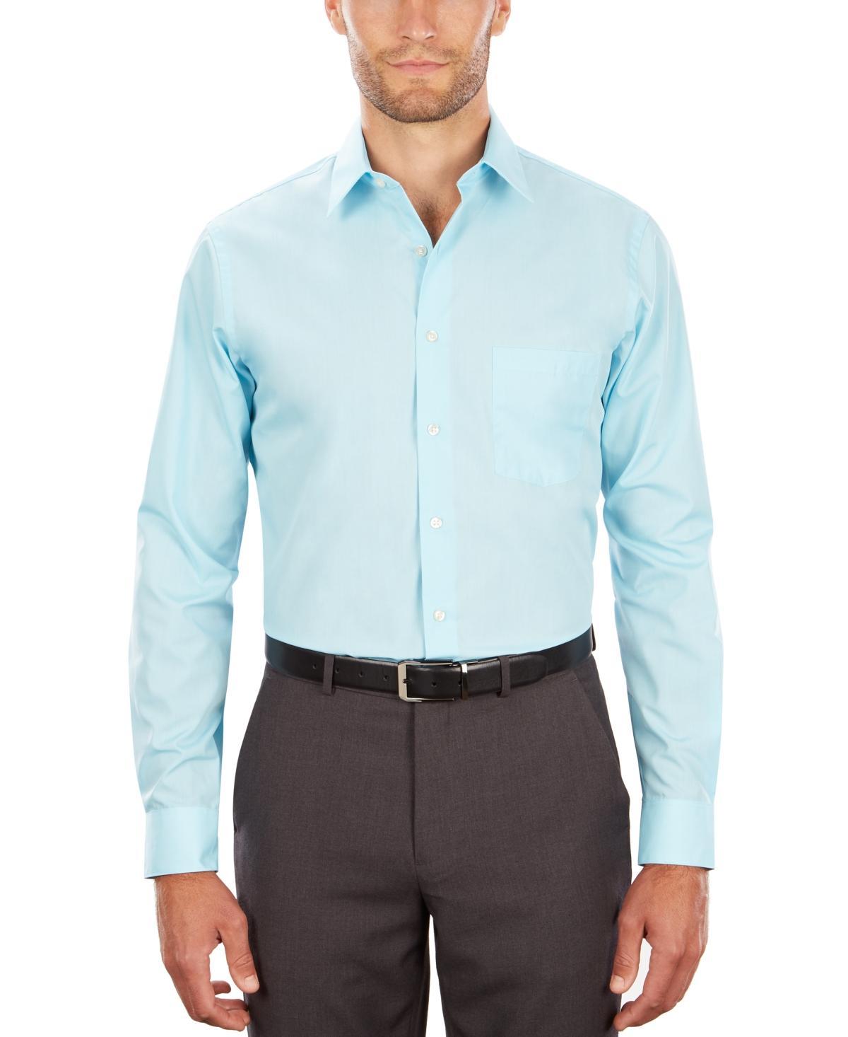 Van Heusen Mens Regular-Fit Poplin Dress Shirt Product Image