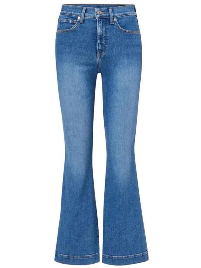 VERONICA BEARD Carson High-waisted Flared Jeans In Blue Product Image