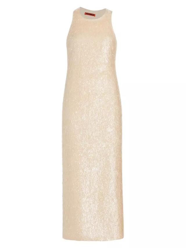 Lou Textured-Knit Sleeveless Maxi Dress Product Image