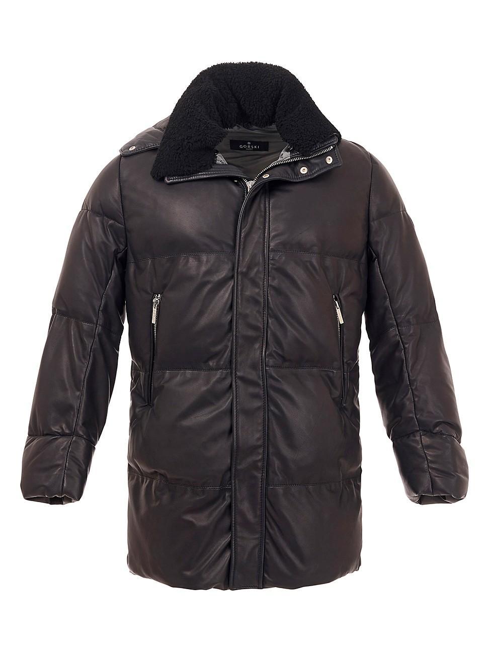 Mens Parka with Toscana Lamb Product Image