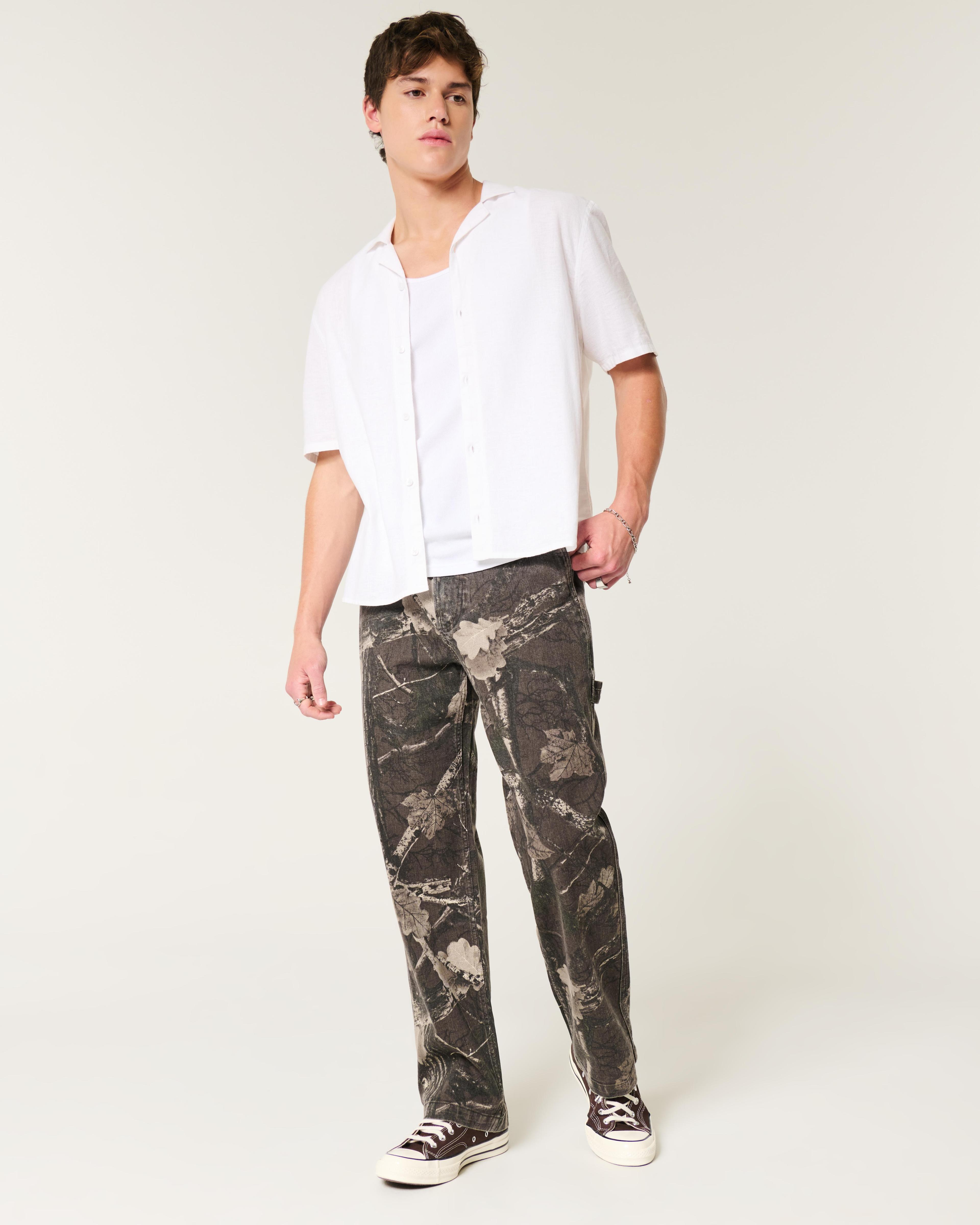 Camo Baggy Painter Jeans Product Image