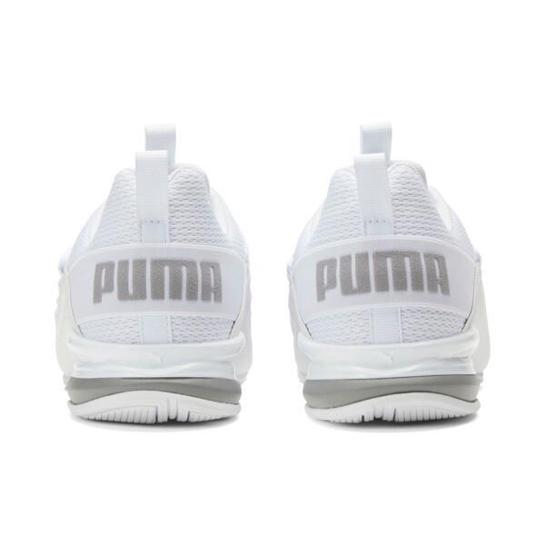 PUMA Axelion Refresh Men's Running Shoes in White/Silver Product Image