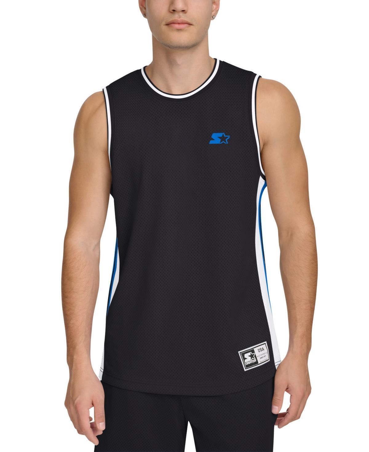 Starter Mens Classic-Fit Tipped Mesh Basketball Tank Product Image