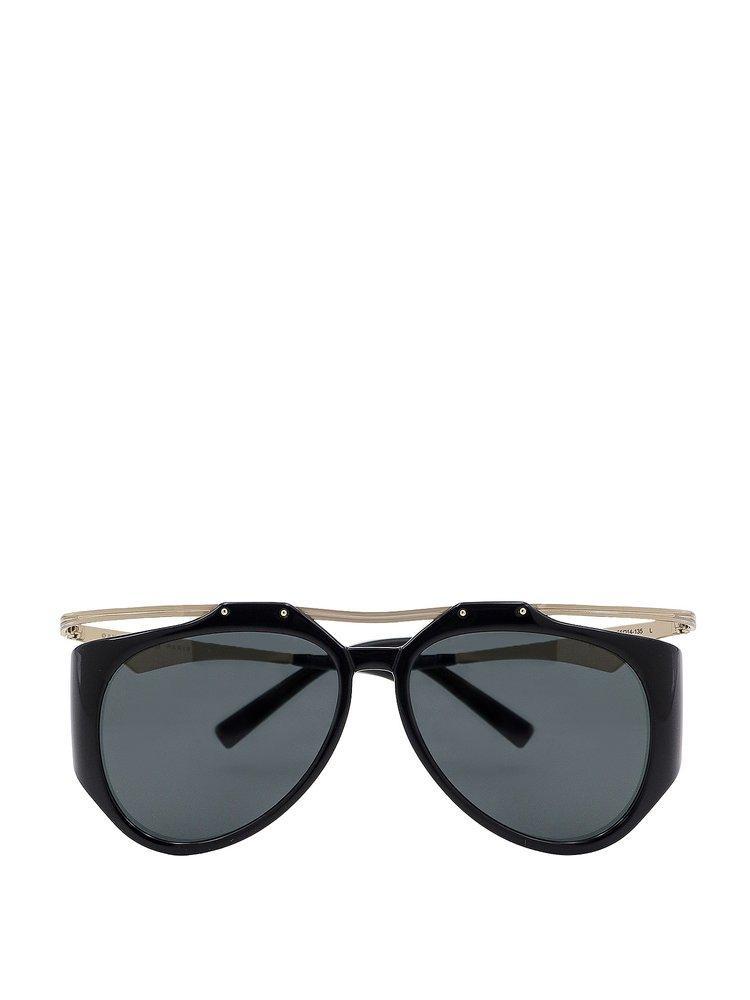 Eyewear Amelia Aviator Sunglasses In Black Product Image