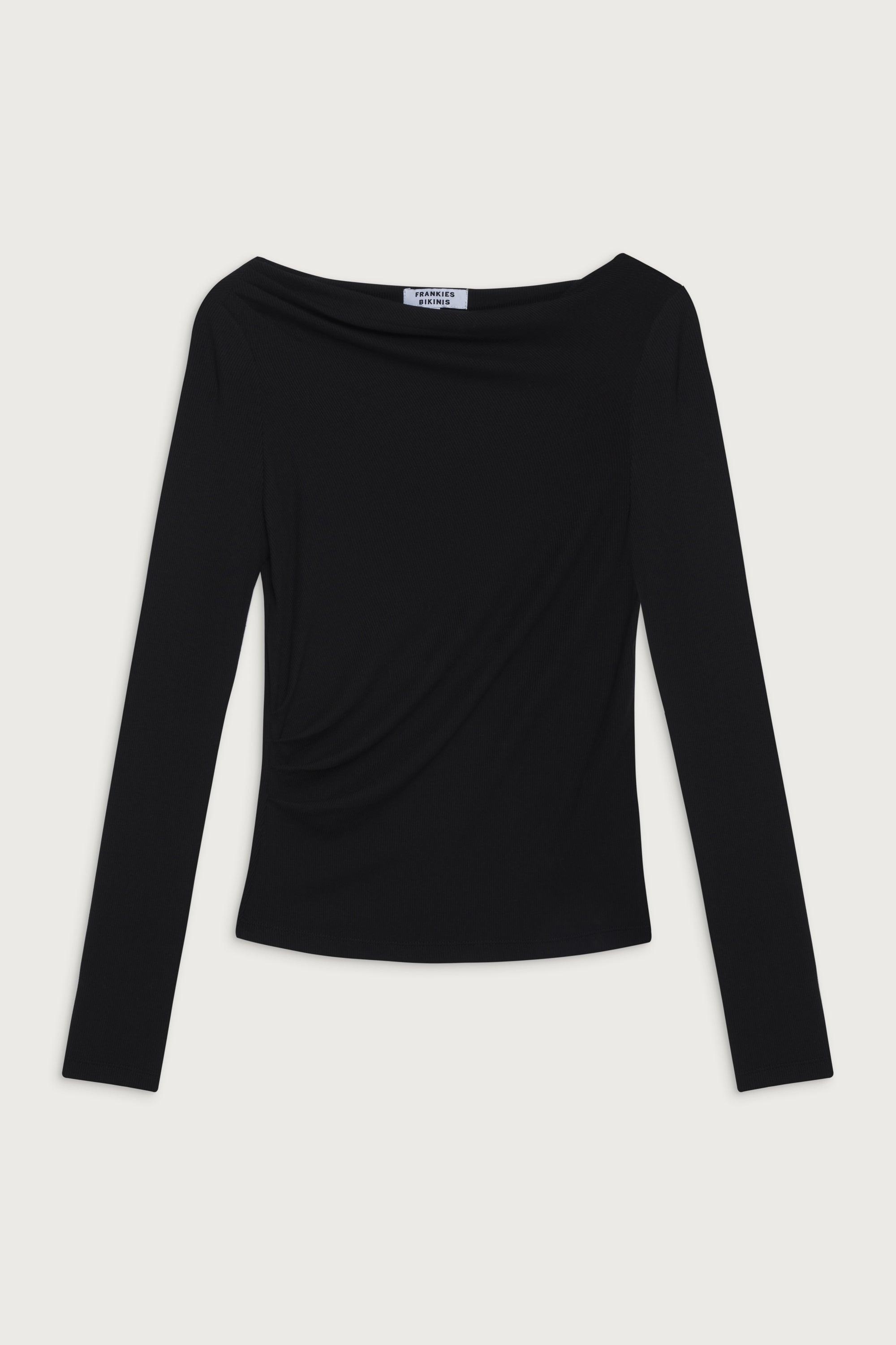 Dahlia Long Sleeve Shirt - Black Product Image