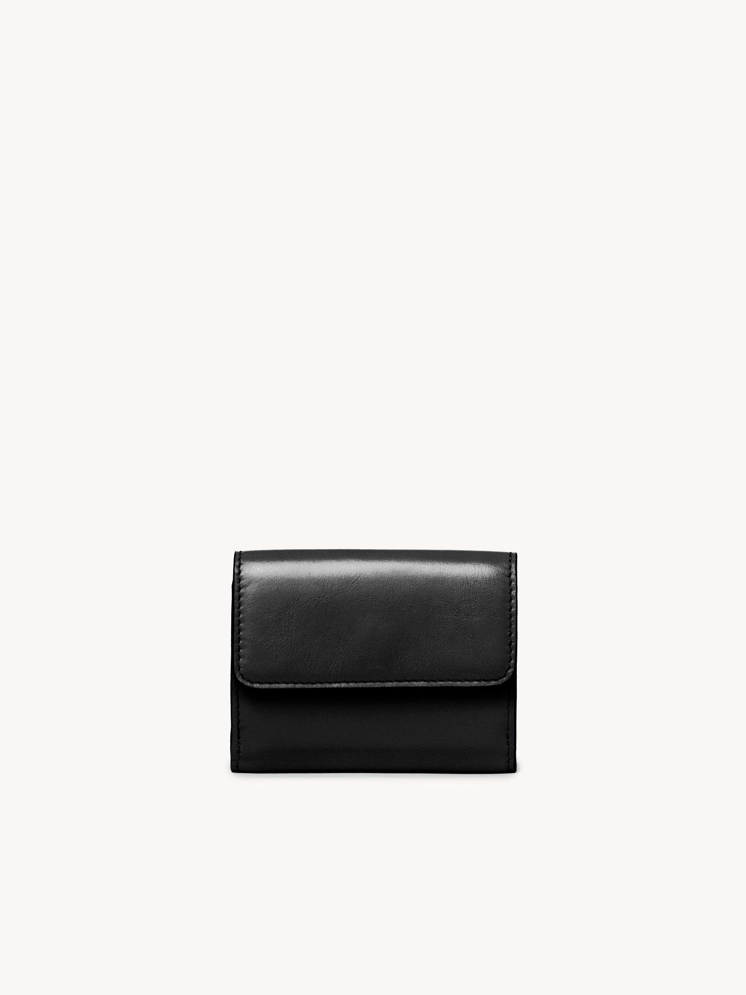 Mini Chloé Iconic tri-fold in shiny leather Product Image