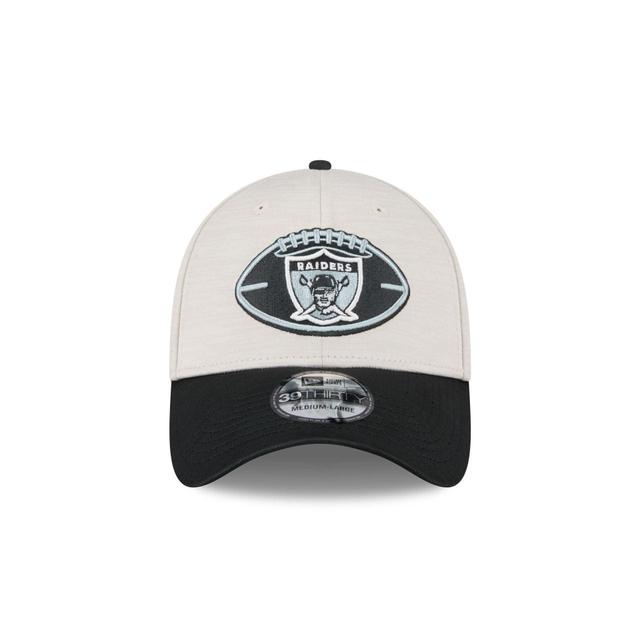 Las Vegas Raiders 2024 Historic Sideline 39THIRTY Stretch Fit Hat Male Product Image