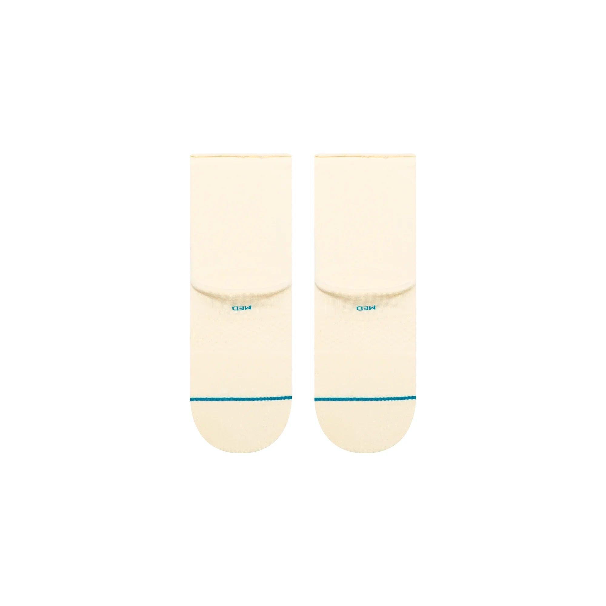 Stance Cotton Rollin' Quarter Light Cushion Socks - Cream Product Image