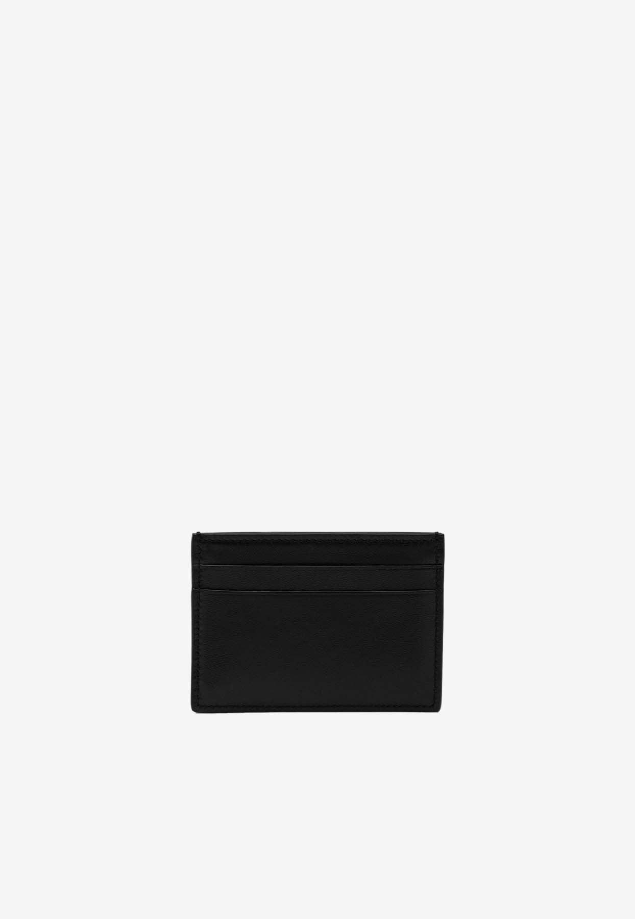 Bi-fold Leather Wallet In Black Product Image