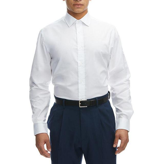 Mens Haggar Smart Wash Classic Fit Wrinkle Free Dress Shirt Product Image