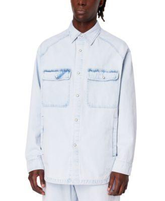 Men's Button-Down Denim Shirt  Product Image