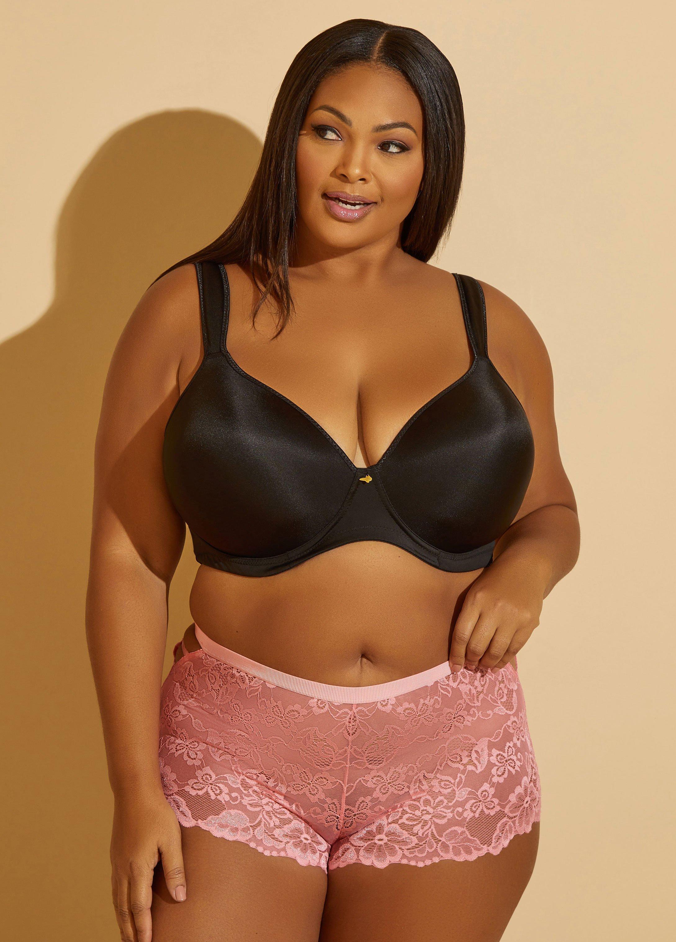 Plus Size Lace Boyshorts Ashley Stewart product image