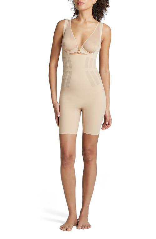 Luxe Control Open-Bust Microfiber Bodysuit Product Image