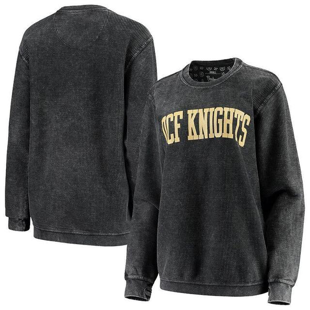 Womens Pressbox UCF Knights Comfy Cord Vintage Wash Basic Arch Pullover Sweatshirt Product Image