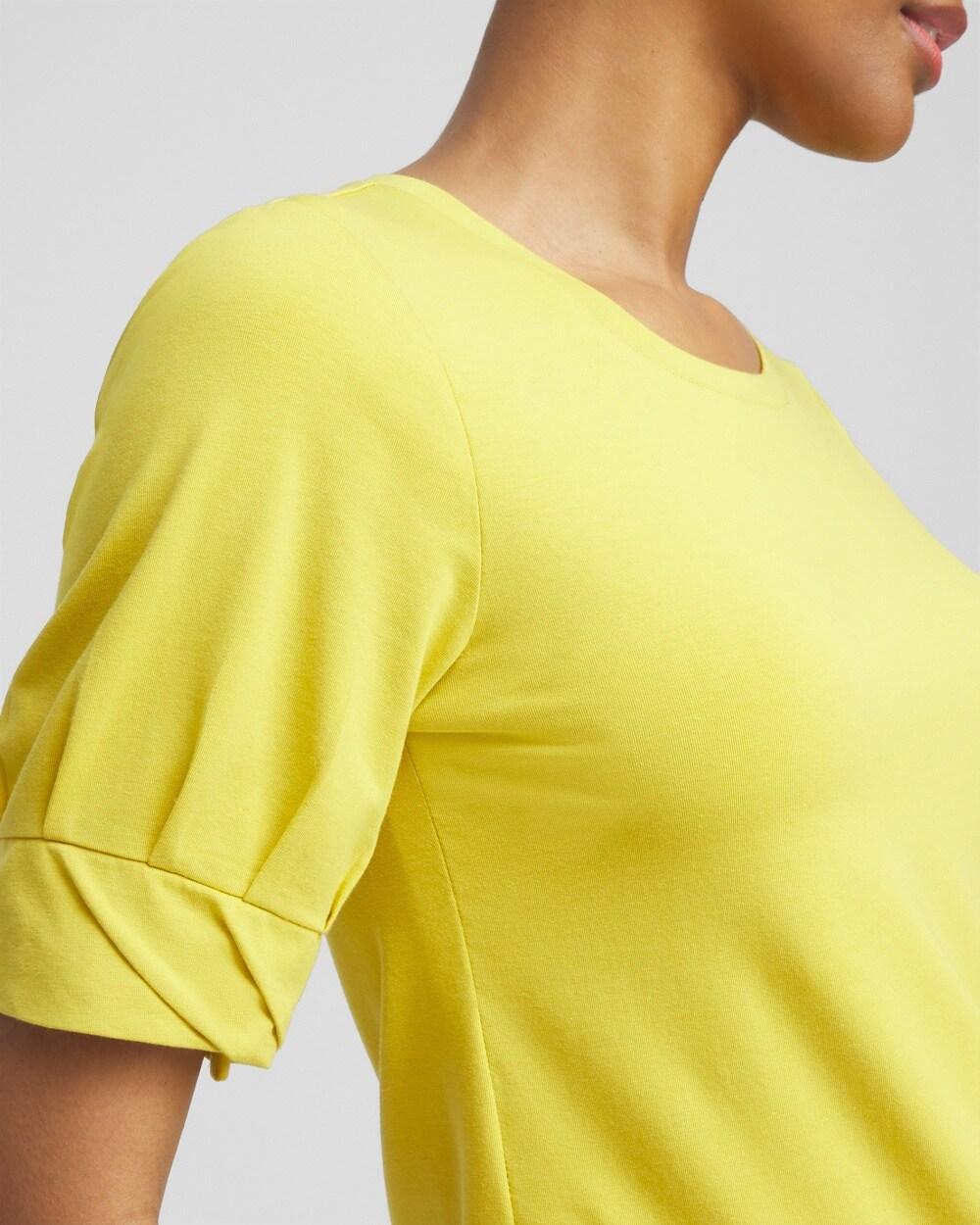 Touch of Cool™ Pleated Roll Cuff Tee Product Image