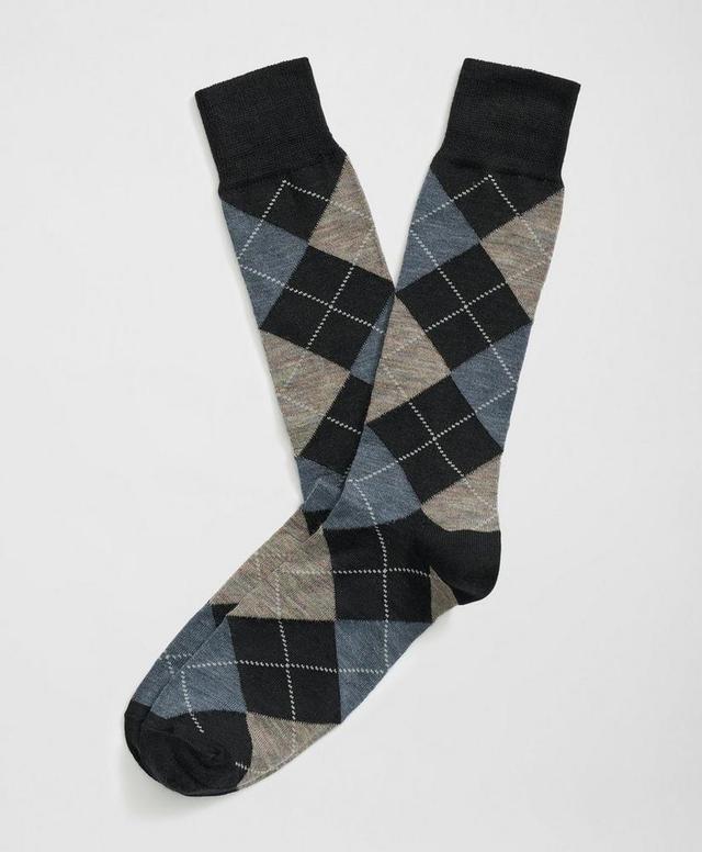 Wool Blend Argyle Socks Product Image