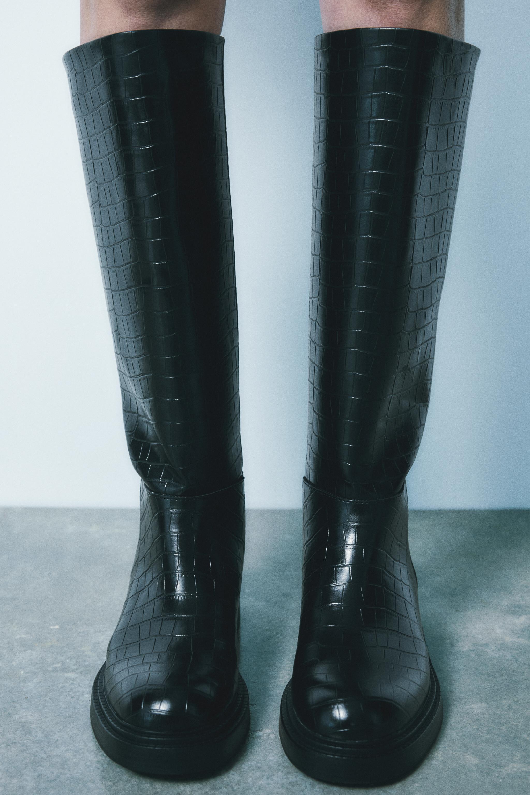 MOCK CROC RIDING BOOTS Product Image