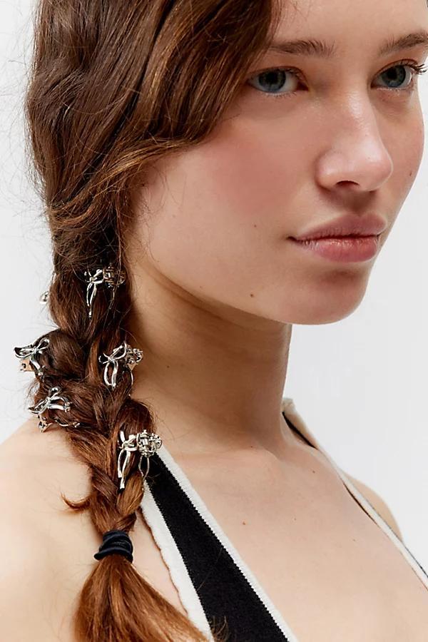 Metal Bow Mini Claw Clip Set Womens at Urban Outfitters Product Image