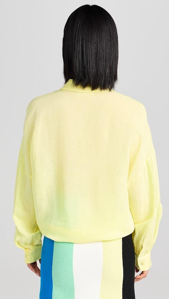 L'AGENCE Talitha Tie Blouse | Shopbop Product Image