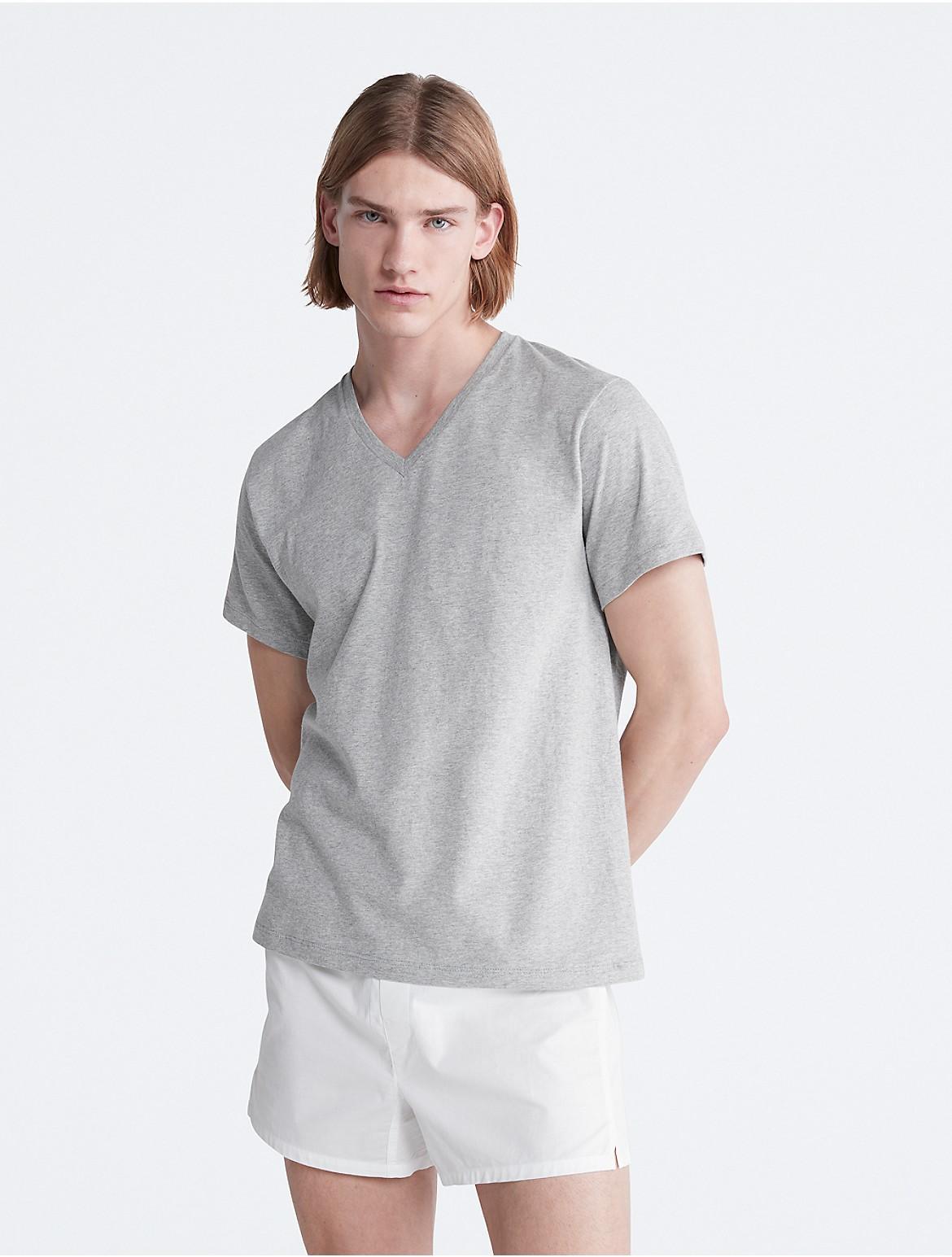 Calvin Klein Cotton Classic Solid V-Neck Undershirts 3 Product Image