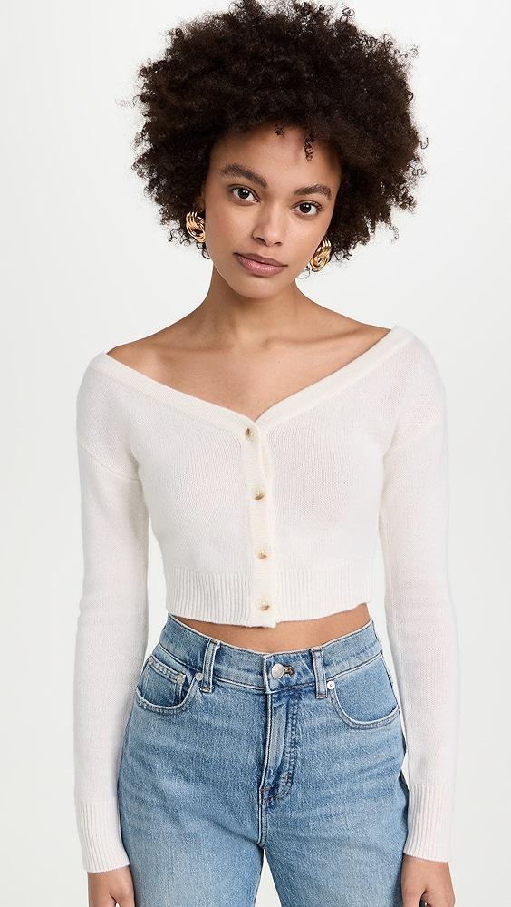 Reformation Millie Off Shoulder Cardigan | Shopbop Product Image