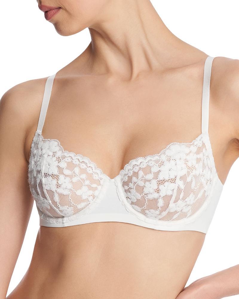 Natori Plush Romance Lace Underwire Balconette Bra Product Image