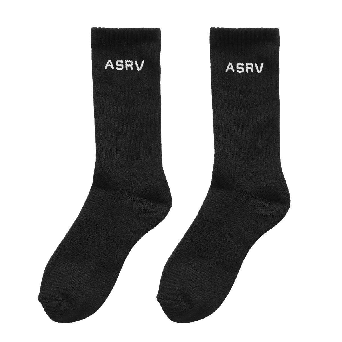 Essential Crew Socks (3 Pair) - Black Product Image