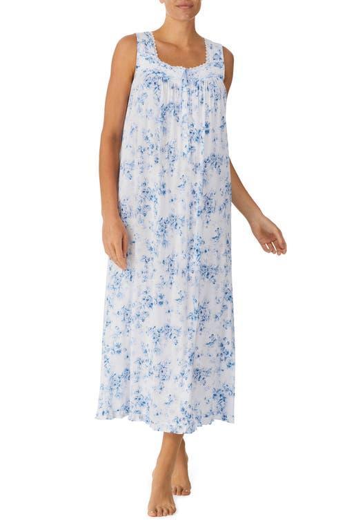 Eileen West Floral Print Cotton Ballet Nightgown Product Image