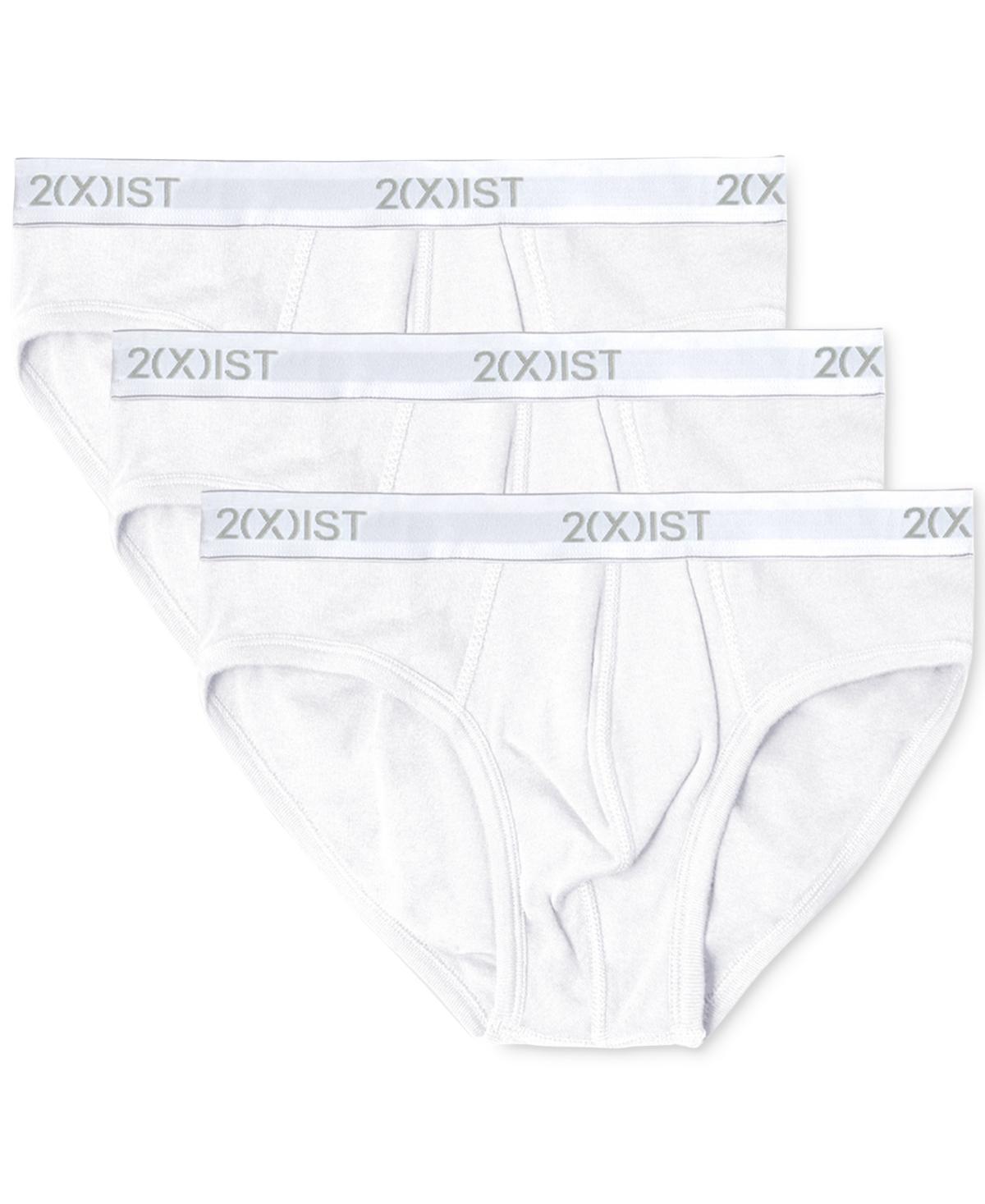 2(x)ist Mens Essential 3 Pack No Show Brief - Black/Charcoal Product Image