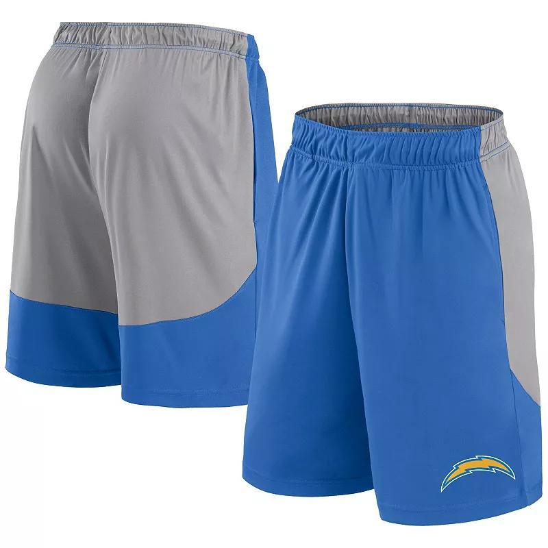 Mens Fanatics Powder Blue/Gold Los Angeles Chargers Go Hard Shorts Product Image