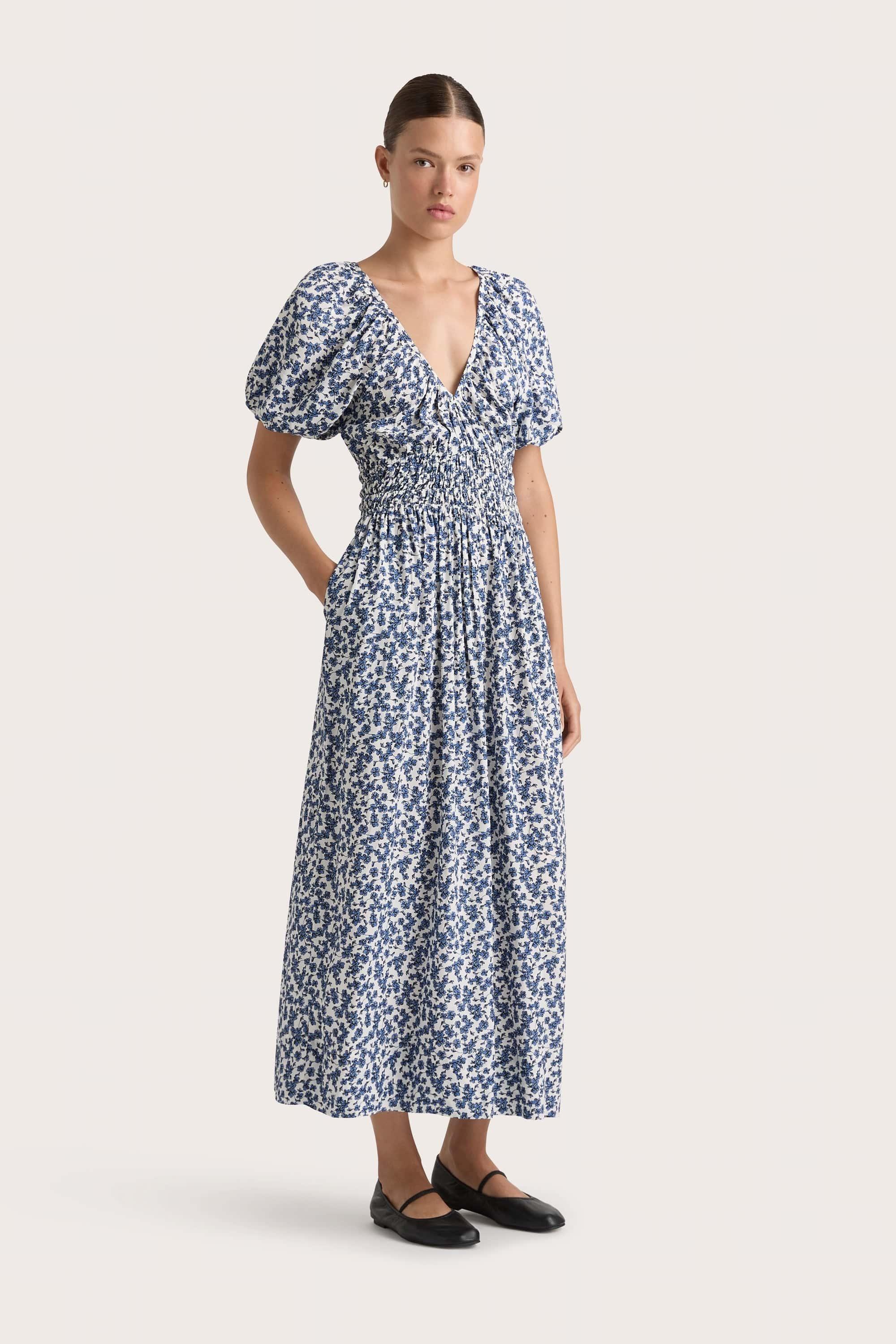 Anessa Maxi Dress Leilani Mid Blue Product Image