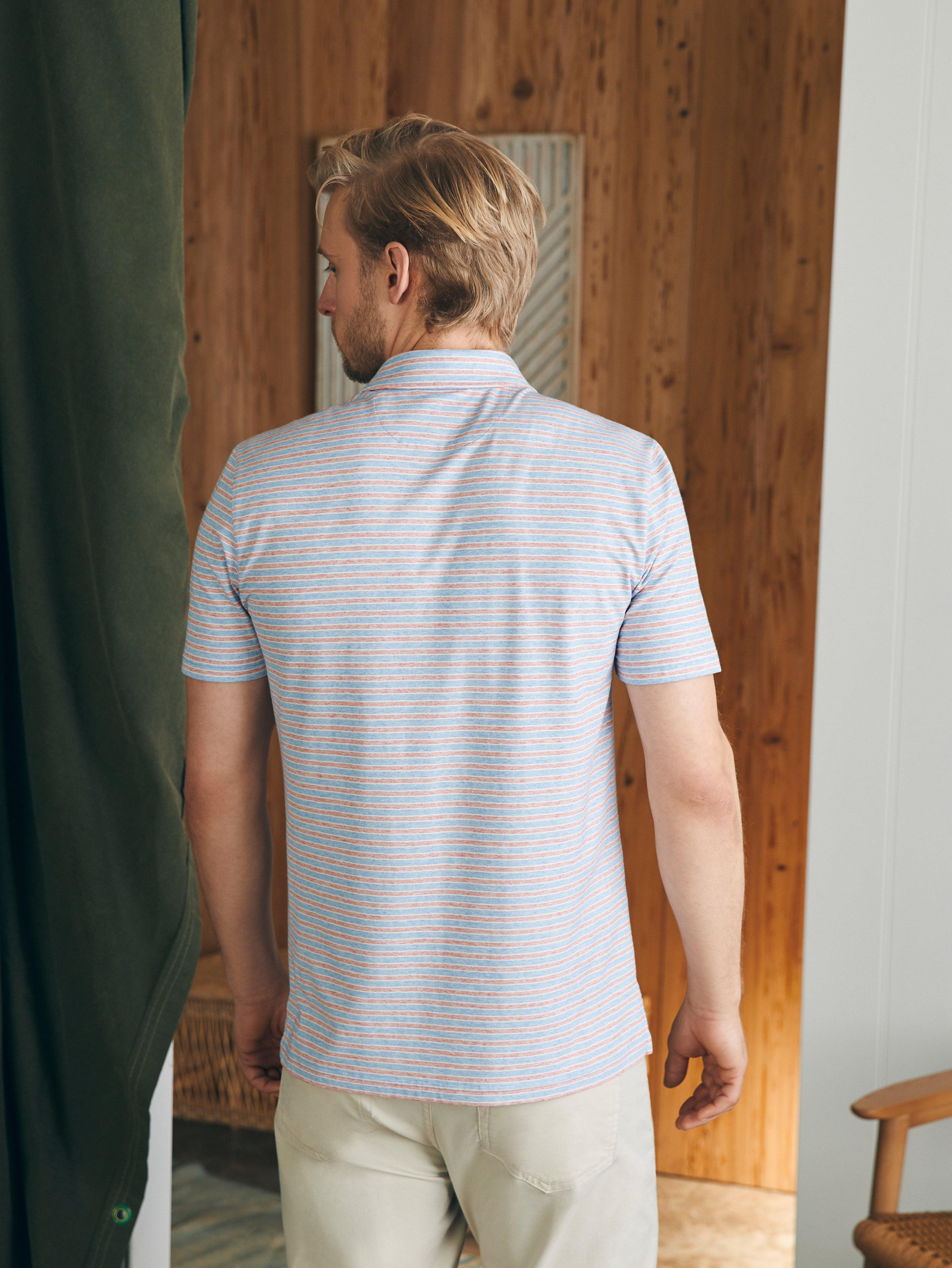 Movement™ Short-Sleeve Polo Shirt - Horizon Line Stripe Male Product Image