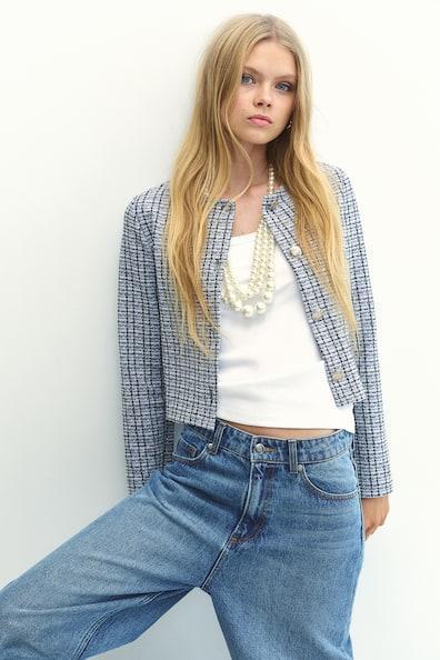 Textured Jersey Cardigan Product Image